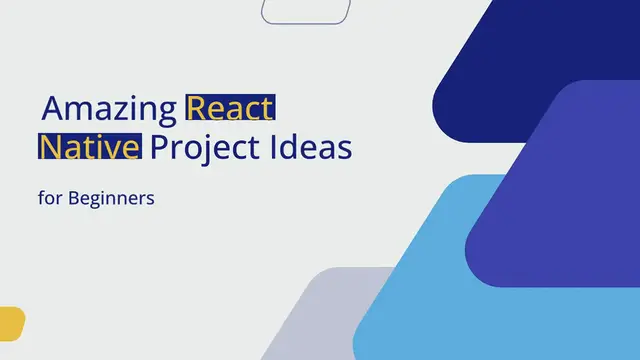 'Video thumbnail for 5 Amazing React Native Project Ideas for Beginners'