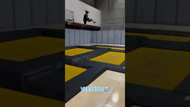 'Video thumbnail for (355) trampoline basketball skills'