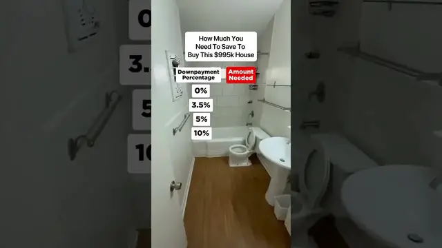 'Video thumbnail for (462) $995k house: how much downpayment do you need?'