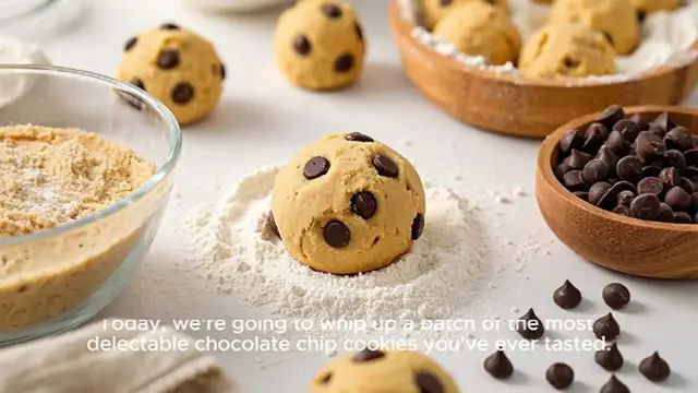 'Video thumbnail for Chocolate Chip Cookies Recipe'