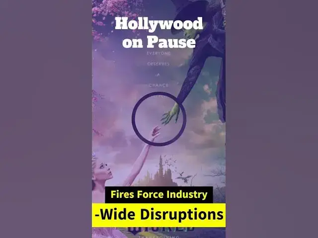 'Video thumbnail for 🎥 Hollywood Halts: Fires Disrupt Awards & TV Productions! 🔥'