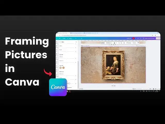 'Video thumbnail for How to Put a Frame Around a Picture in Canva'