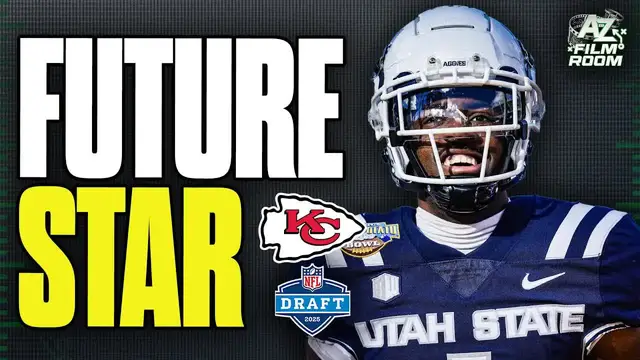 'Video thumbnail for a to z sports film room: chiefs nfl draft steal? utah state wr jalen royals analysis'