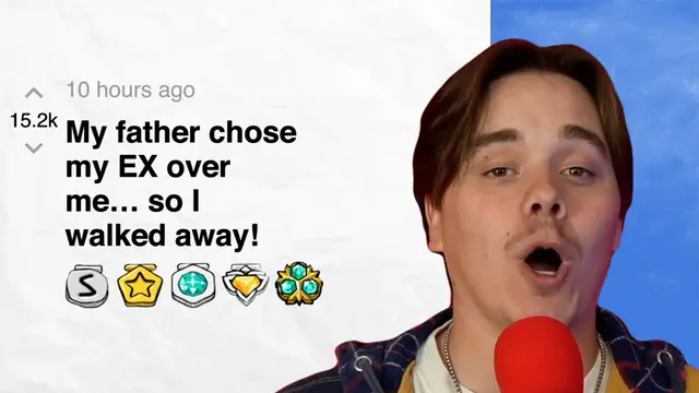 'Video thumbnail for My father chose my EX over me… so I walked away! - r/charlottedobreyoutube | Reddit Stories'