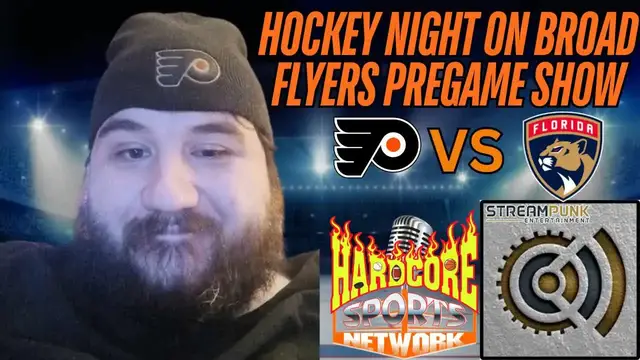'Video thumbnail for stream punk sports: flyers vs panthers pregame show: konecny, sanheim, and goaltender matchup'
