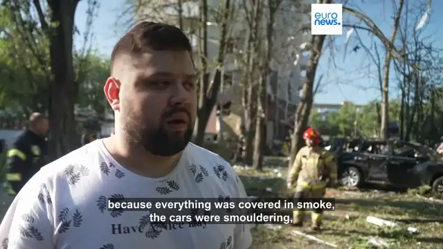 'Video thumbnail for Russian attacks on Ukraine kill at least 10 and injure dozens'