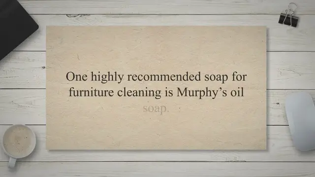 'Video thumbnail for How Do You Dilute Murphy’s Oil Soap for Furniture?'