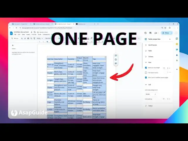 'Video thumbnail for How to Make a Table Fit on One Page in Google Docs'