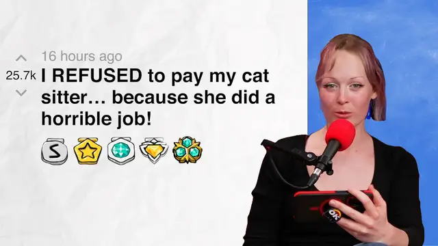 'Video thumbnail for I REFUSED to pay my cat sitter… because she did a horrible job! - r/BORUpdates | Reddit Stories'