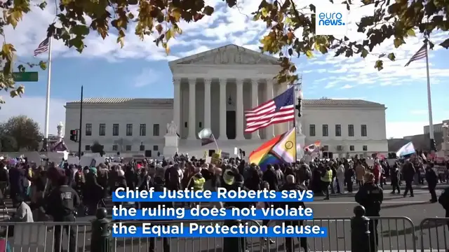 'Video thumbnail for US Supreme Court upholds Tennessee on gender affirming care for children in setback for trans rights'