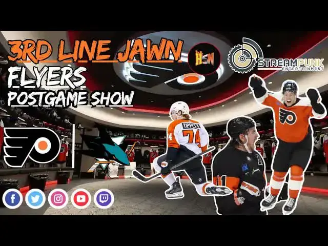 'Video thumbnail for stream punk sports: philadelphia flyers vs san jose sharks postgame analysis | nhl highlights'