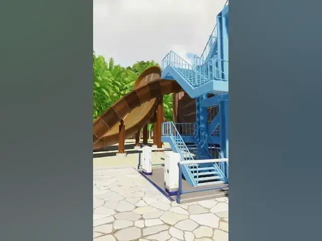 'Video thumbnail for Planet Coaster 2 Wasserpark Walking In First Person'