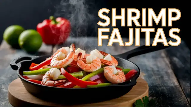 'Video thumbnail for Shrimp Fajitas'