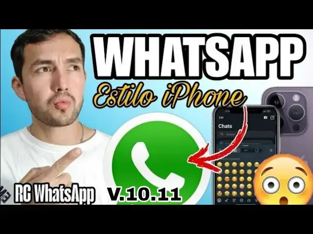 'Video thumbnail for Última Actualización de RC WhatsApp 10 11   whatsapp estilo iphone 2025'