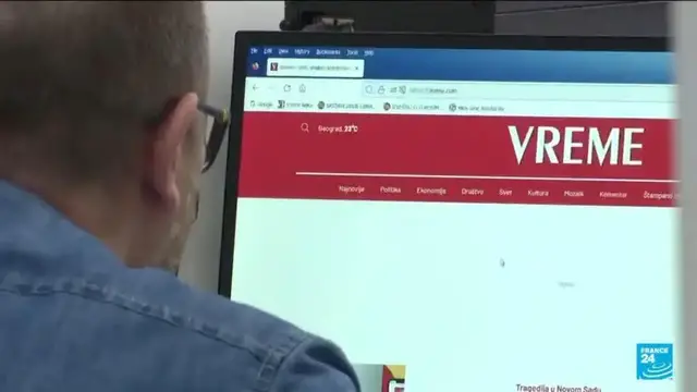 'Video thumbnail for Serbia targets journalists in crackdown on independent media'