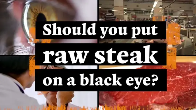 'Video thumbnail for Should You Use Raw Steak To Treat A Black Eye?'