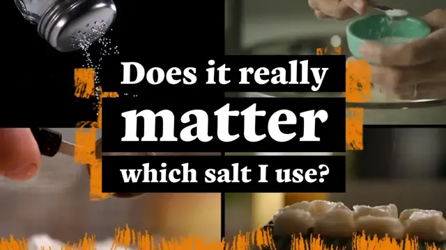 'Video thumbnail for Does It Matter Which Type Of Salt I Use In Recipes?'