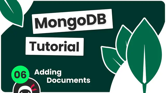 'Video thumbnail for Complete MongoDB Tutorial #6 - Adding New Documents'
