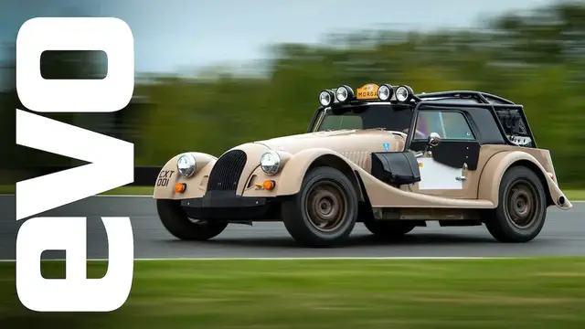'Video thumbnail for Morgan Plus Four CX-T | evo Hot Lap'