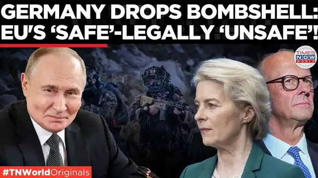 'Video thumbnail for EU’s €150 Billion ‘SAFE’ Plan Now Legally ‘Unsafe’? German Report Drops Bombshell| Times Now World'