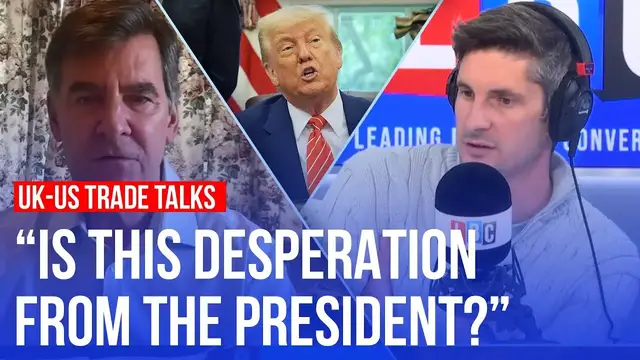 'Video thumbnail for Has Trump oversold his UK trade deal? | LBC'