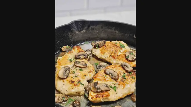'Video thumbnail for Cheesecake Factory Chicken Marsala Recipe - Krystel's Cooking'