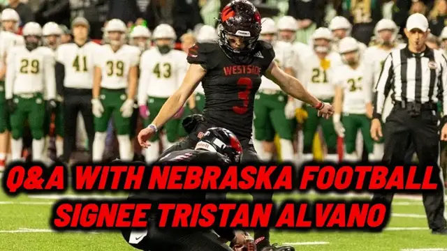 'Video thumbnail for Exclusive Q&A with Nebraska Football's Tristan Alvano'