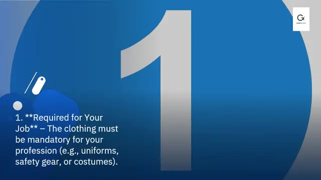 'Video thumbnail for (485) business clothing tax write off: irs rules & legal tips'