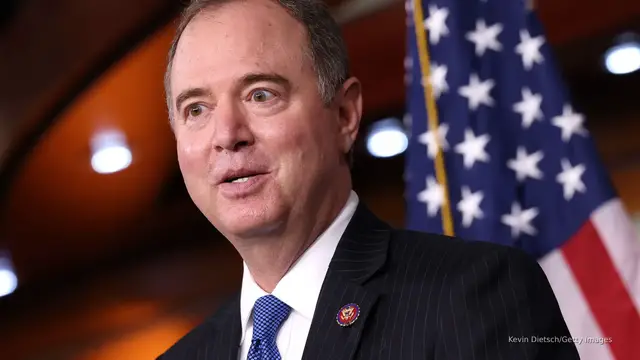 'Video thumbnail for Adam Schiff demands insider trading probe over Trump tariff pause'