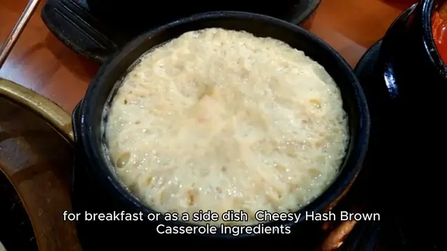'Video thumbnail for Hash brownie casserole recipe'