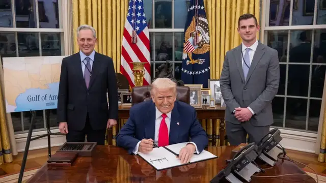 'Video thumbnail for Trump hired a 29-year-old crypto guru to drive new policy'
