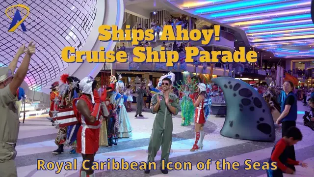 'Video thumbnail for Ships Ahoy Cruise Ship Parade on Icon of the Seas - Royal Caribbean'