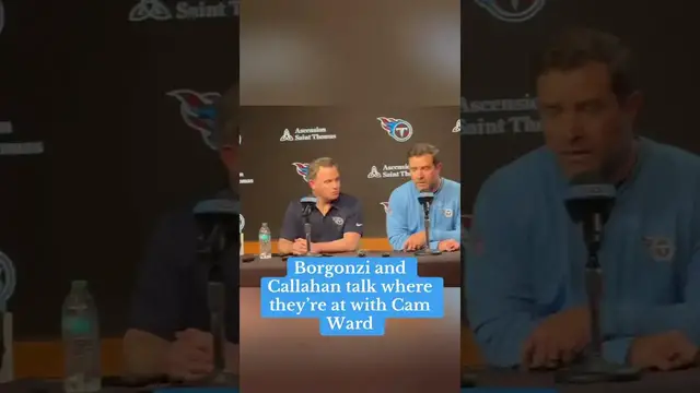 'Video thumbnail for (182) tennessee titans: borganzi & callahan on cam ward nfl draft process'