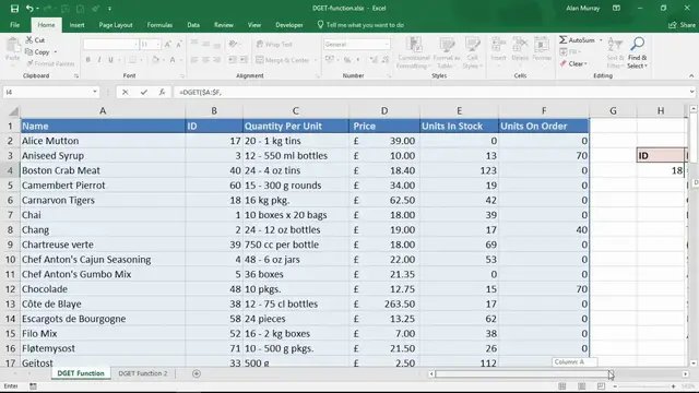 'Video thumbnail for DGET Function - The Secret VLOOKUP Alternative for Multiple Conditions'