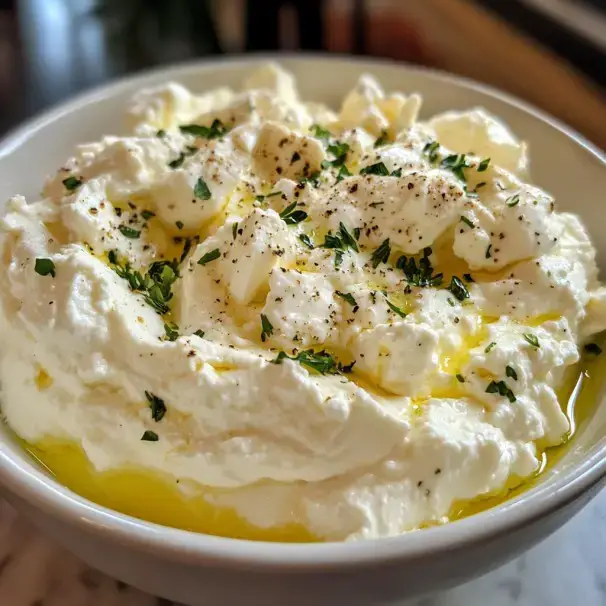 'Video thumbnail for Whipped Ricotta Garlic Dip 馃'