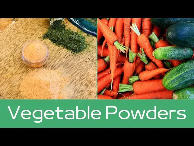 'Video thumbnail for طريقة عمل بودرة الجزر وبودرة الخيار لصناعة الصابون والمنتجات الطبيعية الخاصة بالبشرة🥒🥕'