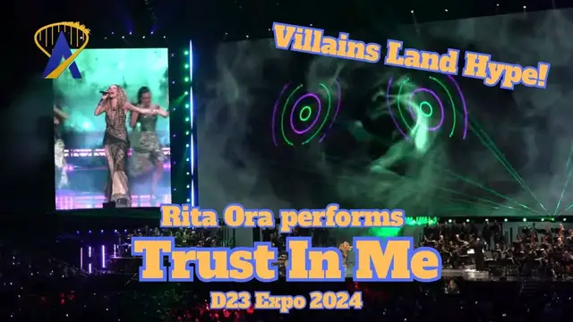 'Video thumbnail for Villain Magic Mirror Intros Rita Ora Singing Trust in Me'
