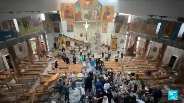 'Video thumbnail for IS blamed for deadly suicide attack on Damascus church'