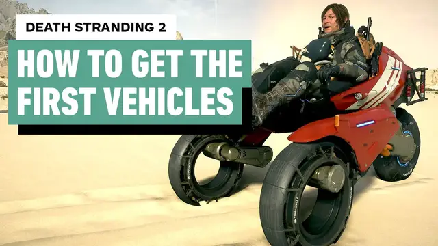 'Video thumbnail for Death Stranding 2: How (and When) to Unlock Your First Vehicle'
