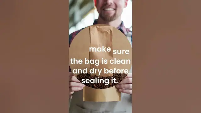'Video thumbnail for How to seal coffee bags? #shorts #shortsvideo #shortvideo'