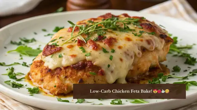 'Video thumbnail for Low-Carb Chicken Feta Bake | Creamy, Cheesy & Keto-Friendly!'