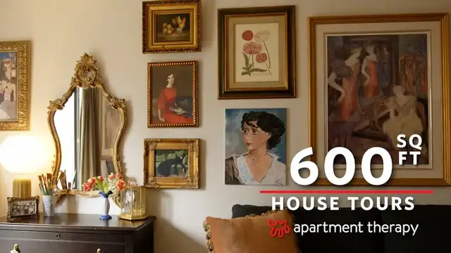 'Video thumbnail for House Tour: Renter-Friendly DIYs Transformed This NYC Apartment into a Dreamy Home'