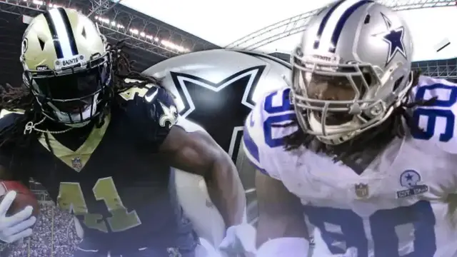 'Video thumbnail for law nation sports: cowboys d-line boosted! demarcus lawrence returns, micah parsons hyped, saints #3 defense breakdown'