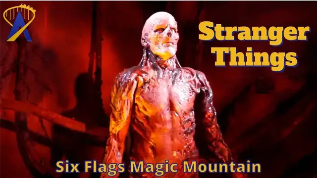 'Video thumbnail for Stranger Things Haunted House at Six Flags Fright Fest Extreme 2024 at Magic Mountain'