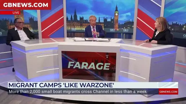 'Video thumbnail for WATCH: Nigel Farage blasts Keir Starmer in scathing rant about migrant crossings - 'Get a grip!''