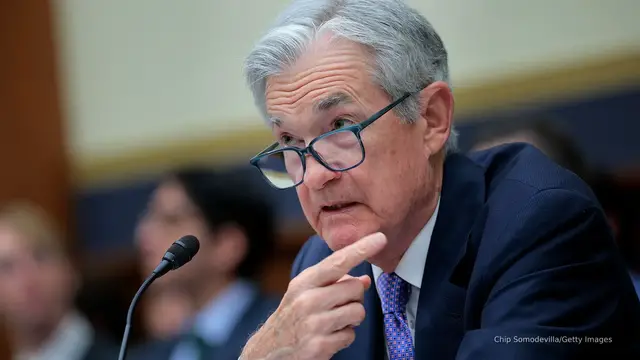 'Video thumbnail for Powell ignores Trump ‘name-calling’ and holds firm on holding interest rates'