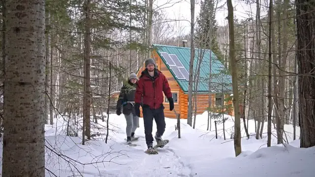 'Video thumbnail for Winter Snowshoeing Adventure: Maple Syrup Sugar Shack Visit'