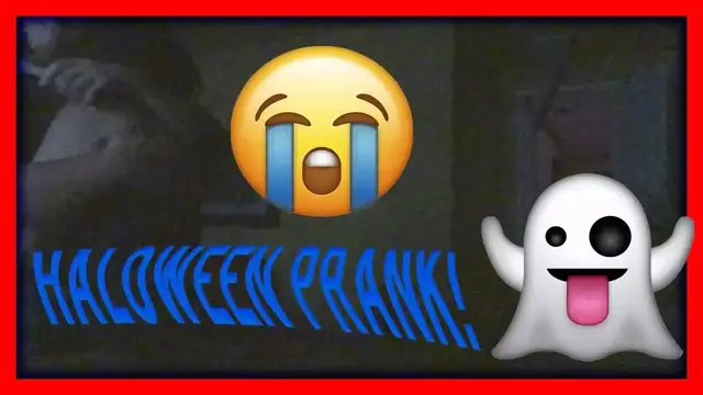 'Video thumbnail for HALLOWEEN SCARE PRANK *She Cried*'