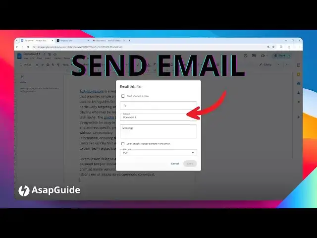 'Video thumbnail for How to Send Emails Right From Google Docs'