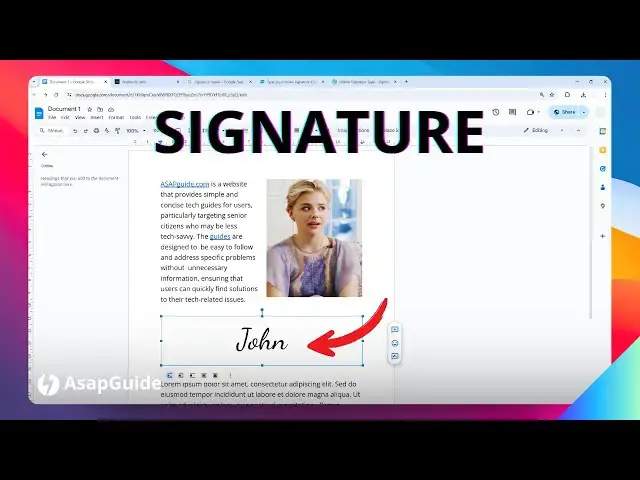 'Video thumbnail for How to Insert Your Digital Signature in Google Docs'